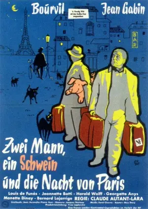 Zwei Mann, ein Schwein und die Nacht von Paris