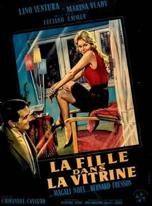 Mädchen im Schaufenster