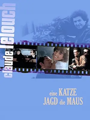 Eine Katze jagt die Maus