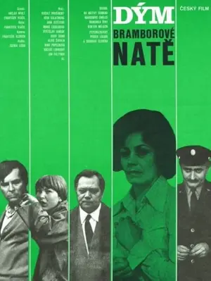 Der Rauch des Kartoffelfeuers